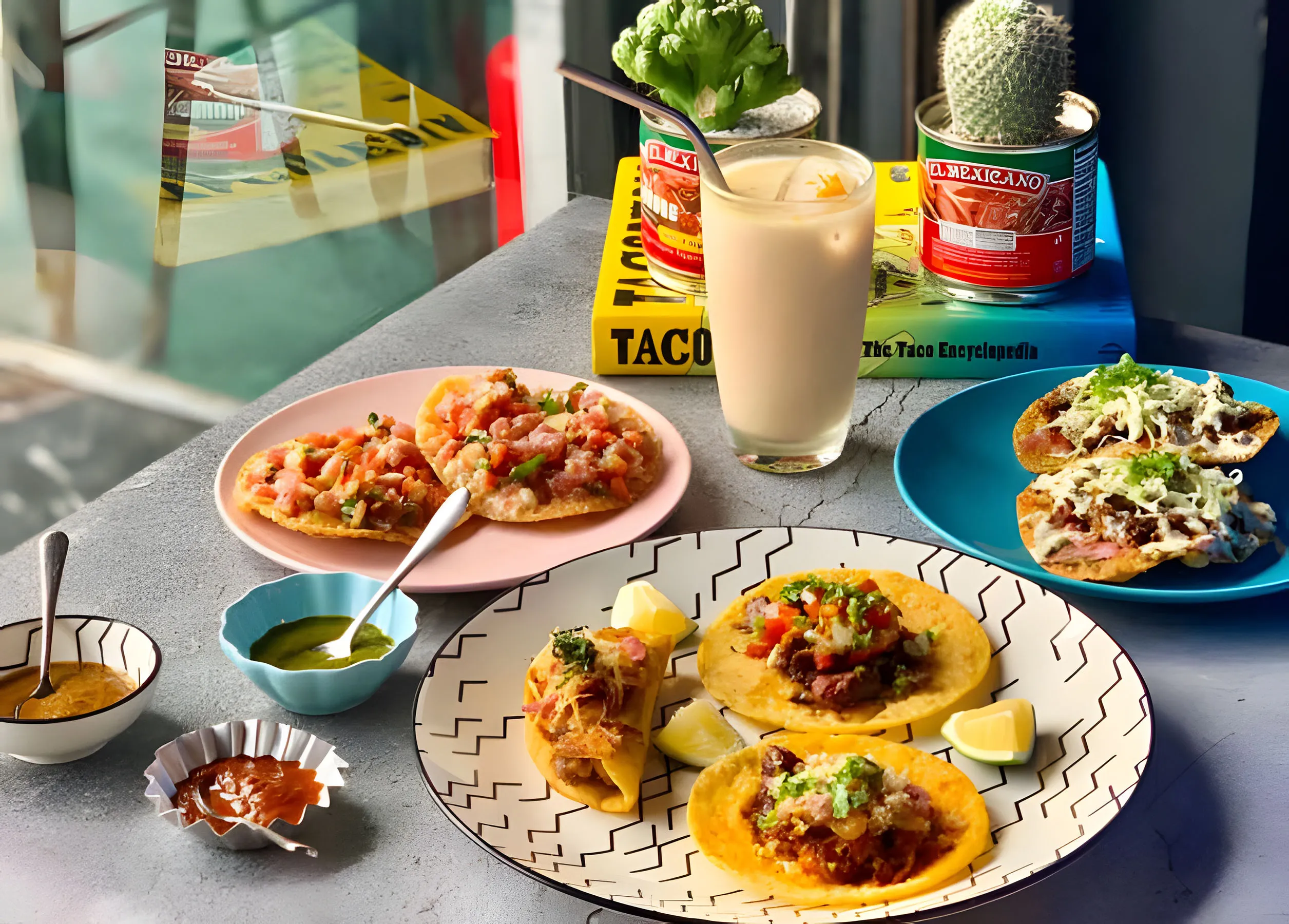 Delicious authentic Mexican tacos.